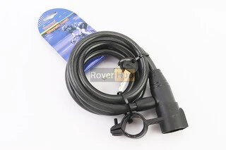 Замок протиугінний тросовий 1500х12мм під ключ, TY506