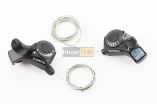 Перемикачі (манетка) 3x7 швидкості, чорні SL-TX 30