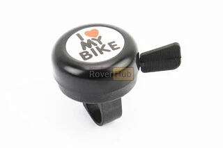 Дзвінок механічний &quot;I love my Bike&quot;, чорний