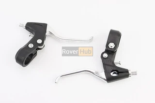 Гальмівні ручки, пластмасово-алюмінієві, чорно-сірі JY-B20