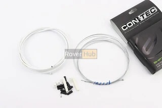 Трос - комплект перемикання універсальний "ПОВНИЙ" (сорочка 4мм х 2,7м, троса Galvanize 2000/2300мм, ковпачки, кінцевики,