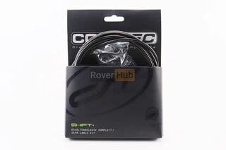 Трос - комплект перемикання універсальний "ПОВНИЙ" (сорочка 4мм х 2,7м, троса Slick Stainless 2000/2300мм, ковпачки, кінцівки,