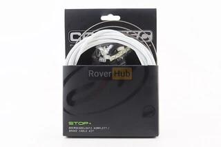 Трос - комплект гальмівний універсальний "ПОВНИЙ" (сорочка 5мм х 3м, троса Slick Stainless 1350/2350мм, ковпачки, кінцевики,