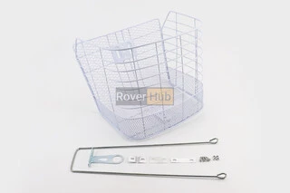 Корзина багажная передняя 26", белая JL-CK055 (возможны царапины, сколы, дефекты покраски)