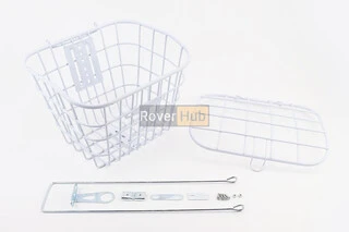 Кошик багажний передній 28&quot; з кришкою, білий YZ-061 (можливі подряпини, сколи, дефекти фарбування)