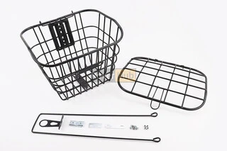 Кошик багажний передній 28&quot; з кришкою, чорний YZ-061 (можливі подряпини, сколи, дефекти фарбування)