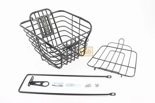 Кошик багажний передній 28" з кришкою, чорний BSK-СК-45 (можливі подряпини, відколи, дефекти фарбування)