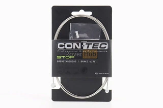 Трос гальмівний 1350мм універсальний MTB/ROAD з кінцевиком, нержавіюча сталь, шліфований Slick Stainless CP-B3/B4