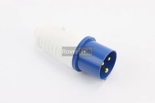 Вилка однофазная силовая 16A, 250V