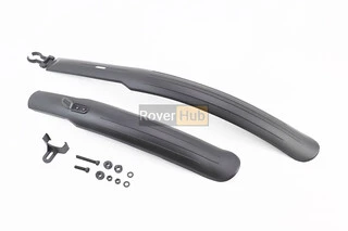 Крила пластмасові 26&quot; MTB довгі, чорні