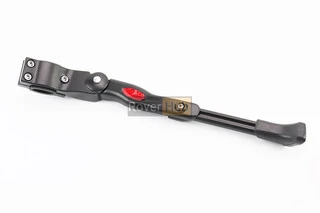 Подножка боковая задняя телескопическая для 26&quot;- 29&quot;, крепление за перо рамы, алюминиевая, чёрная HS-001