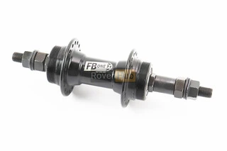 Втулка задня MTB алюмінієва 14Gx36H під вільнобіг, Disk-brake (різьба), 2 пром-підшипники 6200 2RS, кріпл. гайка, чорна FB-A209B