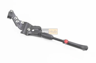 Подножка боковая задняя телескопическая для 26&quot;- 29&quot;, с изменяемым углом крепления, алюминиевая, чёрная HS-002В