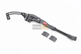 Подножка боковая задняя телескопическая для 24&quot;- 29&quot;, с изменяемым углом крепления, алюминиевая, чёрная HS-003