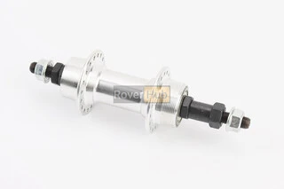 Втулка задня MTB алюмінієва 14Gx36H під вільнобіг, V-brake, 2 пром-підшипники 6200 2RS, кріпл. гайка