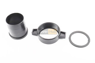 Перехідник мотопомпи з фланця на шланг, пластмаса к-кт 3шт, 3&quot;(74mm)