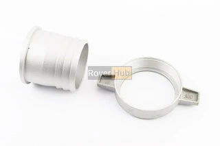 Перехідник мотопомпи з фланця на шланг, алюміній к-кт 2шт, 3"(74mm)