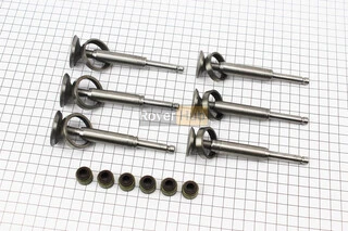 Клапан впускной, выпускной к-кт 6шт