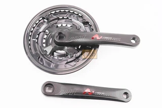 Шатуны &quot;квадрат&quot; 170мм, 42.34.24T MTB, алюминиевые, чёрные MA16-311AP