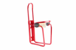 Фляготримач алюмінієвий з пластмасовими вставками, кріпл. на раму, червоний
