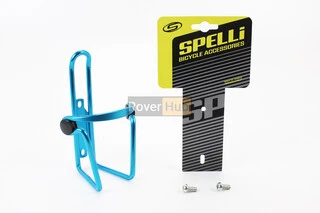 Фляготримач алюмінієвий з пластмасовими вставками, кріпл. на раму, синій SBC-103