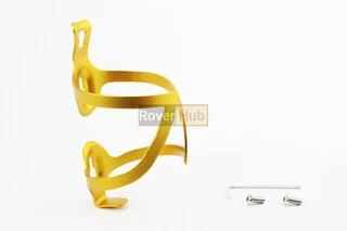 Фляготримач алюмінієвий, кріпл. на раму, жовтий BC107