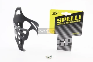 Фляготримач алюмінієвий, кріпл. на раму, чорний SBC-192A