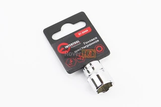 Головка торцевая 6-гранная 1/4" 14мм CrV ET-0444