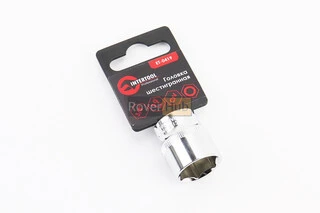 Головка торцевая 6-гранная 3/8" 19мм CrV ET-0419