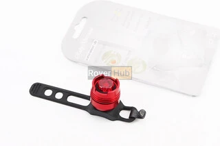 Ліхтар задній 1 діод алюмінієвий, червоний (без батарейок)