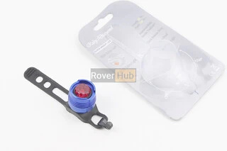 Ліхтар задній 1 діод алюмінієвий, синій (без батарейок)