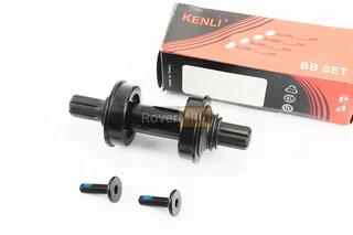 Каретка "шлицы BMX 8T-19мм" 150мм, 2 пром-подшипники (19*41,28*11), KL-06F (American Type)