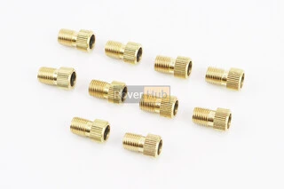 Перехідник шланга насоса з резинкою (золотник Schrader AV-Presta FV) 10шт к-кт