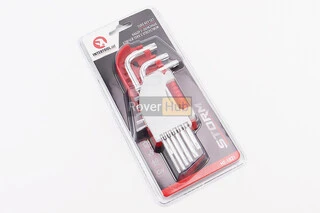 Набор Г-образных ключей с отверстием TORX (T10/T15/T20/T25/T27/T30/T40/T45/T50) S2 PROF HT-1821