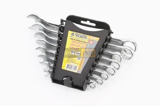 Набір ключів комбінованих 8шт (6/8/10/12/13/14/17/19мм) "пластиковий тримач"