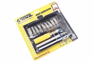 Набір скальпелів 13шт з тримачем 17-1013