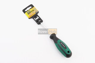 Викрутка магнітна шліцева HEX SL6x100мм ручка з TPR покриттям 45-8610