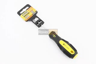 Викрутка магнітна шліцева SL5x 75мм ручка з TPR покриттям 48-5575