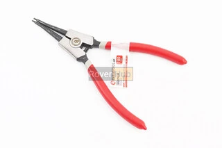 Щипці для зняття та встановлення стопорних кілець 180мм, прямі на розтиск HT-7013