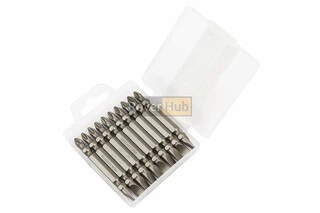 Біта двостороння PH2/SL6 65мм 1/4&quot; S2 10шт 10-26-651