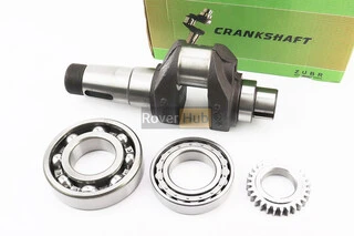Коленвал R195NM (Dболта-М14x1,5, Dшейки-52mm, H-112mm) +подшипники+шестерня