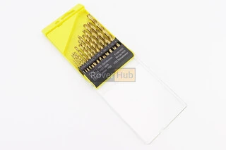 Набір свердел по металу 13шт D-2/2,5/3/3,5/4/4,5/5/5,5/6/6,5/7/7,5/8мм HSS TiN 11-0413