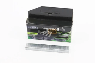 Скоби загартовані 6мм/11,3x0,75мм, R53, к-кт 1000шт FX-2106