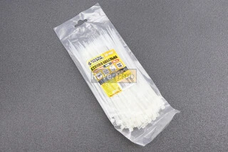 Хомут-стяжка пластиковый 3,6x200мм к-кт 100шт, белый 20-1807