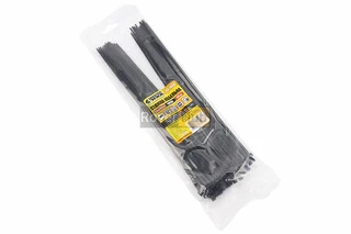 Хомут-стяжка пластикова 3,6x300мм к-кт 100шт, чорний 20-1850