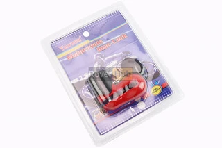 Замок противоугонный на диск тормозной под ключ, красно-чёрный TY115