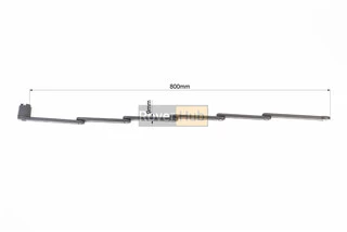 Замок противоугонный секционно-пластиновый 800х25х9мм под ключ, крепл. на раму, TY3853-B