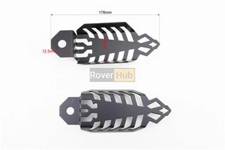 Захист заднього амортизатора універсальна TUNING, ЧОРНИЙ, к-кт 2шт