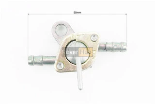 Кран паливний на два штуцери підвісний (універсальний)