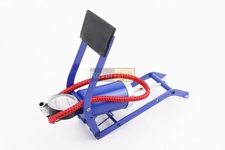 Насос ножний для шин однопоршневий 220*80мм "малий, шток тонкий" синій